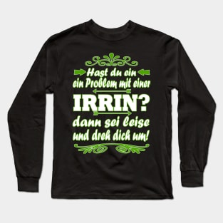 Irland Irrin Bier Pub St. Patrick's Day Saufen Long Sleeve T-Shirt